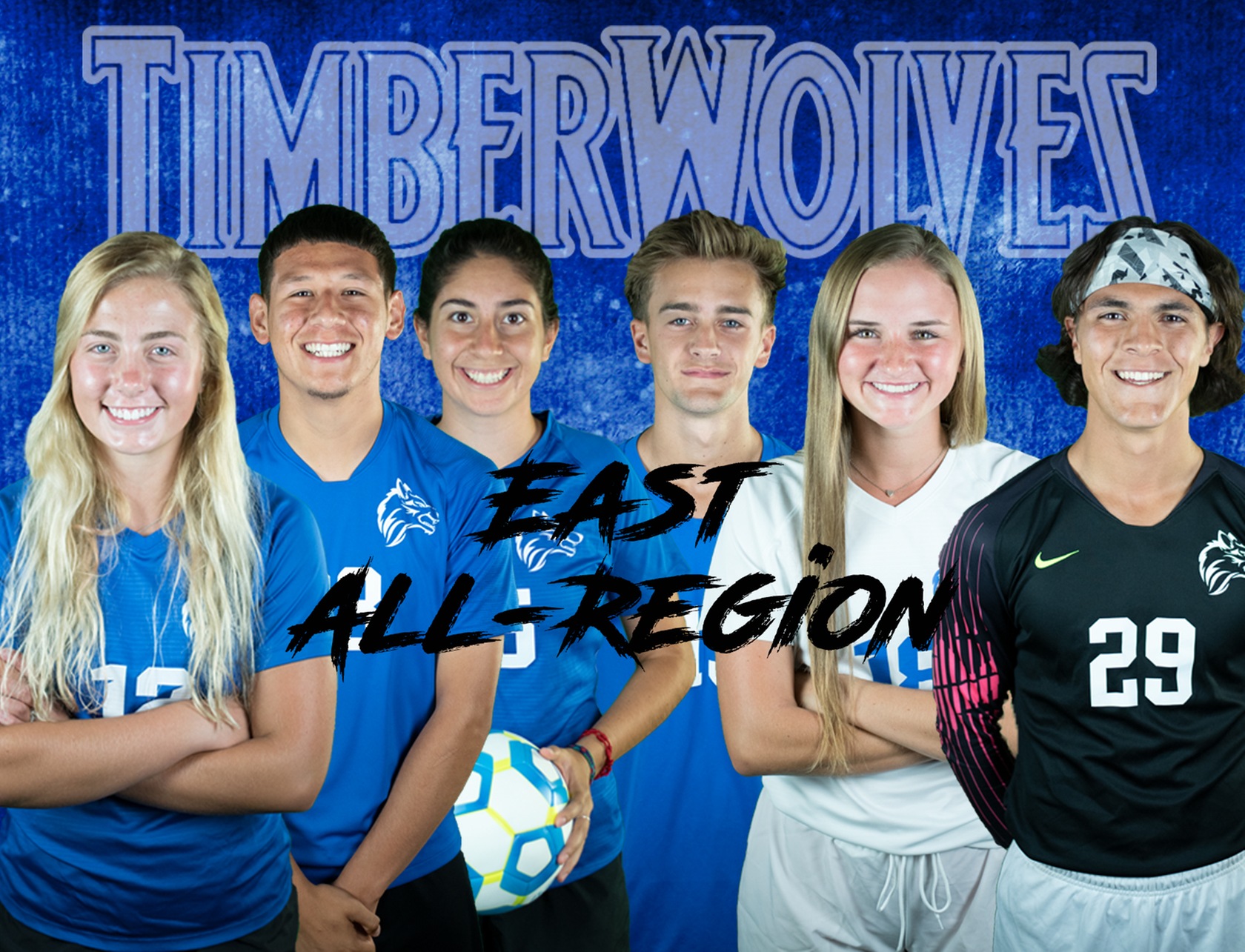 Six Timberwolf Soccer Players Earn NWAC All-Region Award